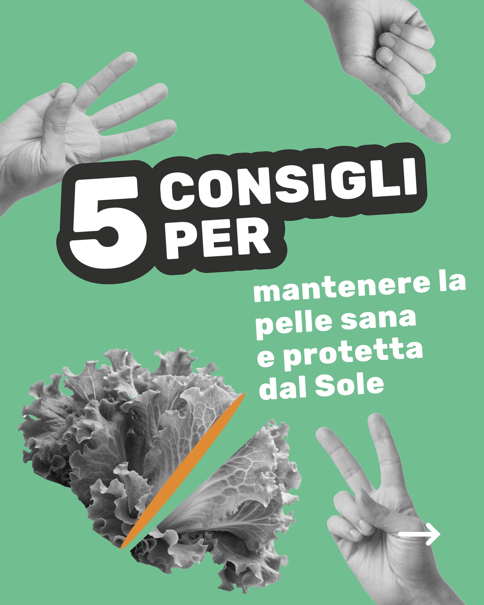 Molte persone sanno di dover mangiare più verdure, ma fanno difficoltà ad inserirle nella propria dieta. Qui forniamo qualche consiglio utile per aumentare la loro assunzione.

#healthy #saluteebenessere #coaching #nutrizione #consulenza #percorsialimentari #nutritiontips #nutrizionesportiva #educazionealimentare #coachingnutrizionale #nutrition #nutrizionista #nutrizioneconsapevole #healthytips #verdure #green